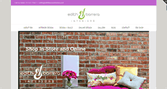 Desktop Screenshot of edithbarrerainteriors.com