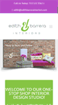 Mobile Screenshot of edithbarrerainteriors.com